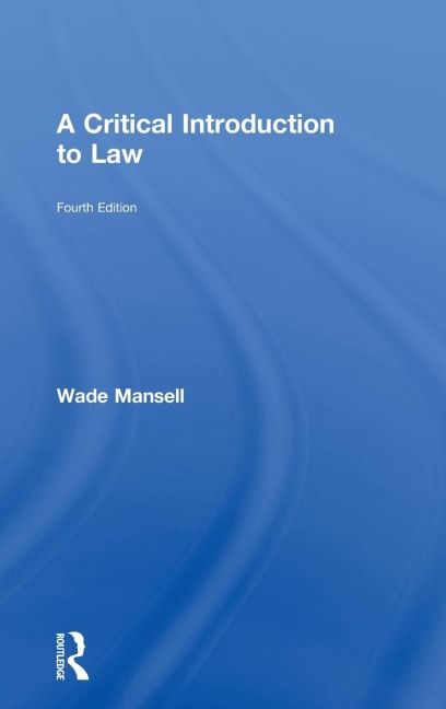A Critical Introduction to Law