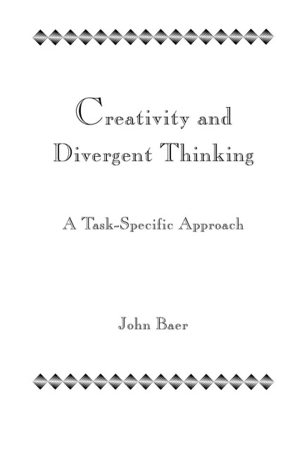 Creativity and Divergent Thinking: A Task-Specific Approach