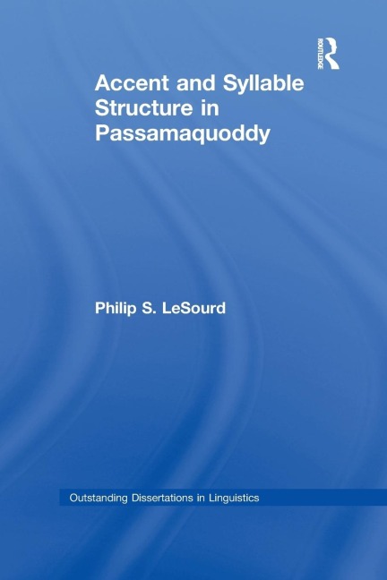 Accent & Syllable Structure in Passamaquoddy