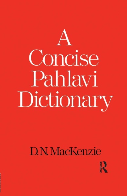 A Concise Pahlavi Dictionary