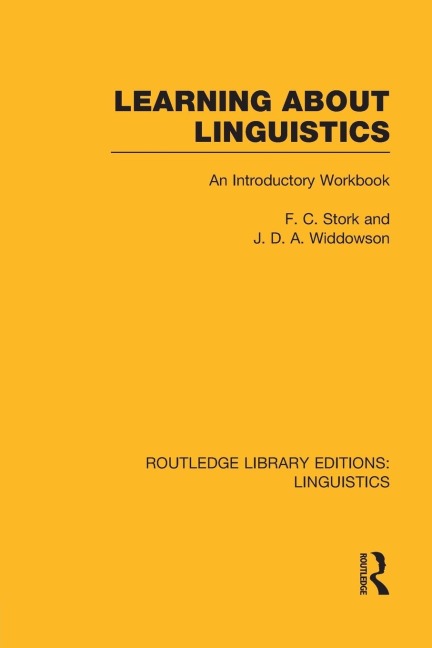 Learning about Linguistics