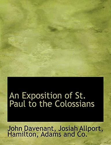 An Exposition of St. Paul to the Colossians