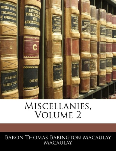 Miscellanies, Volume 2