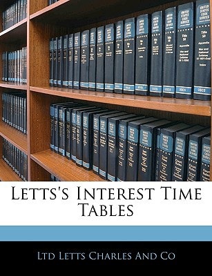 Letts's Interest Time Tables