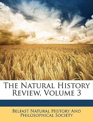 The Natural History Review, Volume 3