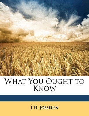 What You Ought to Know