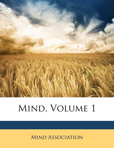 Mind, Volume 1
