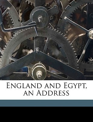 England and Egypt, an Address