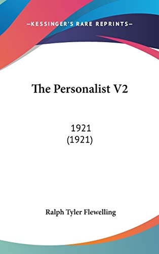 The Personalist V2: 1921 (1921)