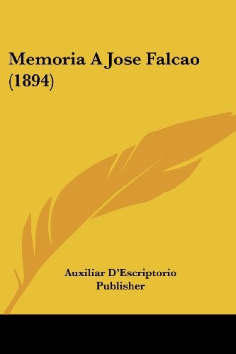 Memoria A Jose Falcao (1894)