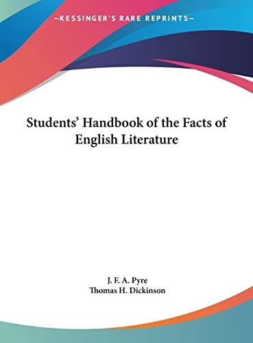 Students' Handbook of the Facts of English Literature