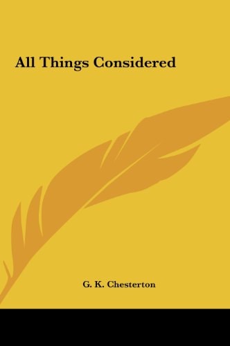 All Things Considered