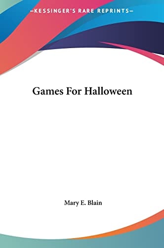 Games For Halloween