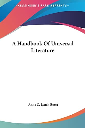 A Handbook Of Universal Literature
