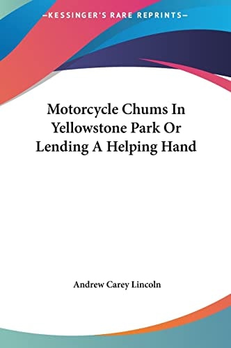 Motorcycle Chums In Yellowstone Park Or Lending A Helping Hand
