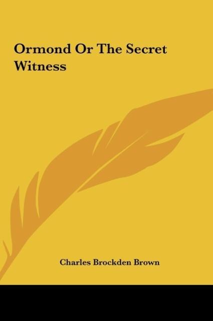 Ormond Or The Secret Witness