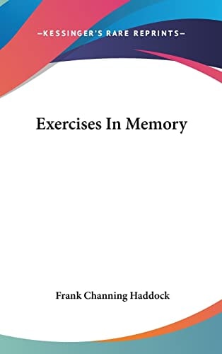 Exercises In Memory
