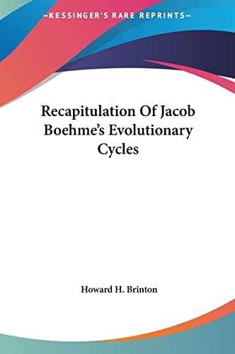 Recapitulation Of Jacob Boehme's Evolutionary Cycles