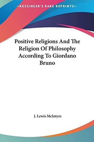 Positive Religions And The Religion Of Philosophy According To Giordano Bruno