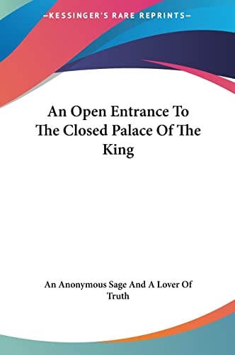 An Open Entrance To The Closed Palace Of The King
