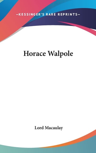 Horace Walpole