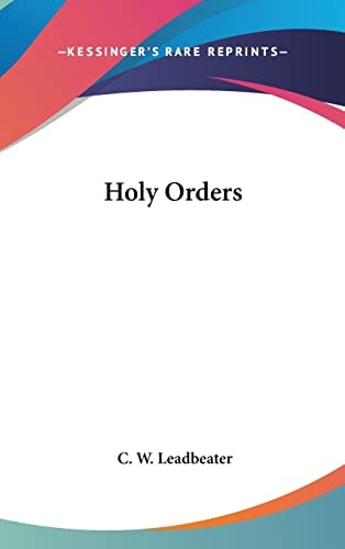 Holy Orders