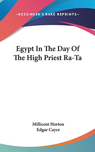 Egypt In The Day Of The High Priest Ra-Ta