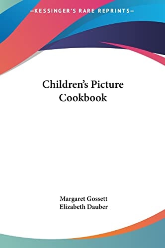 Children's Picture Cookbook