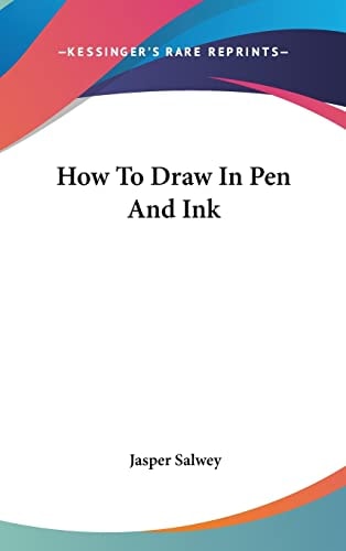 How To Draw In Pen And Ink