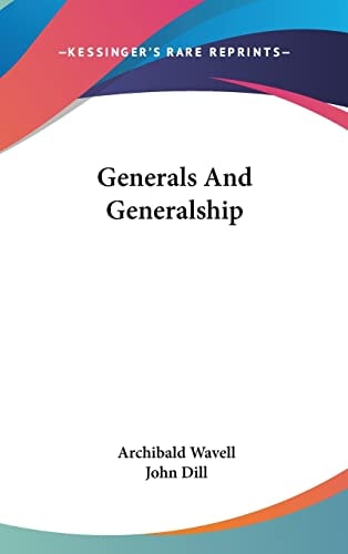 Generals And Generalship