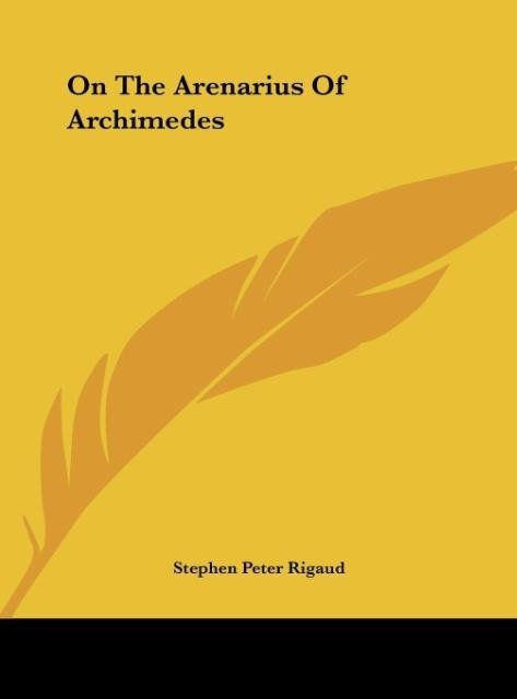 On The Arenarius Of Archimedes