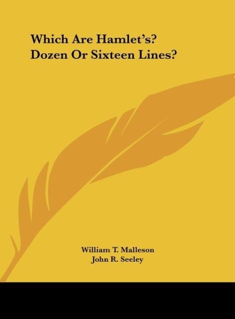 Which Are Hamlets? Dozen Or Sixteen Lines?