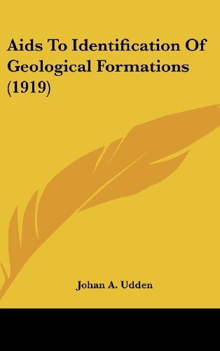 Aids To Identification Of Geological Formations (1919)