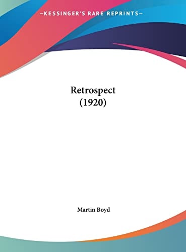Retrospect (1920)
