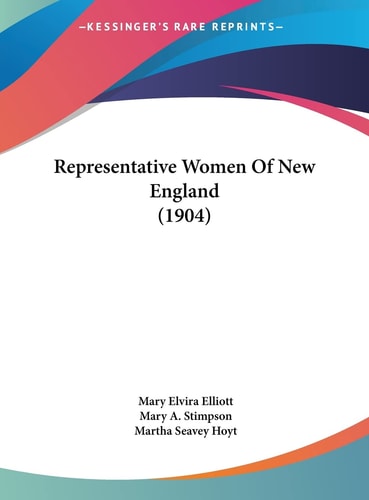Representative Women Of New England (1904)
