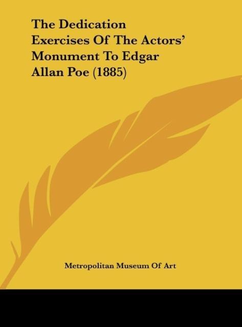 The Dedication Exercises Of The Actors Monument To Edgar Allan Poe (1885)