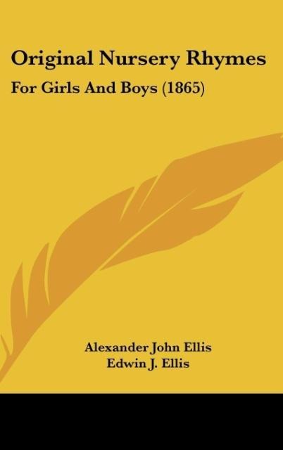 Original Nursery Rhymes: For Girls And Boys (1865)