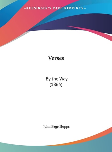Verses: By the Way (1865)