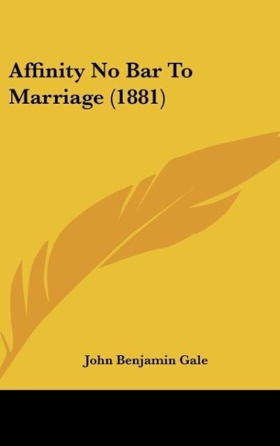 Affinity No Bar To Marriage (1881)