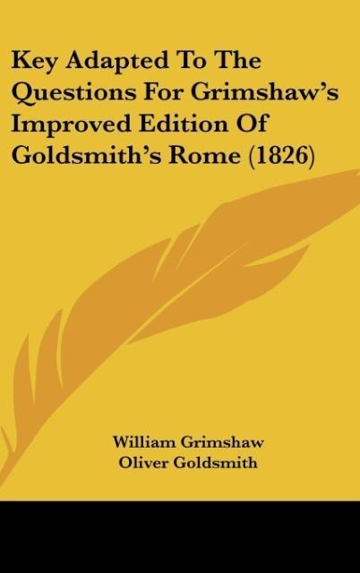 Key Adapted To The Questions For Grimshaws Improved Edition Of Goldsmiths Rome (1826)