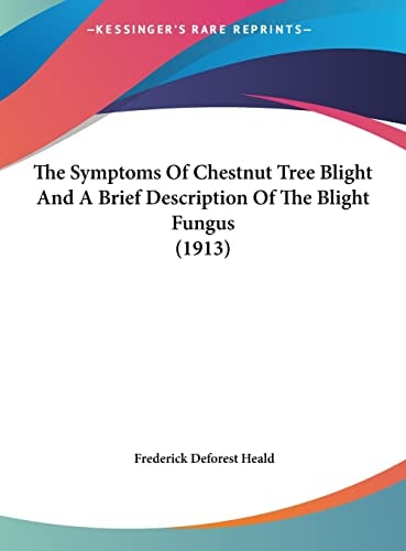 The Symptoms Of Chestnut Tree Blight And A Brief Description Of The Blight Fungus (1913)