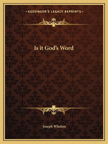 Is it God's Word