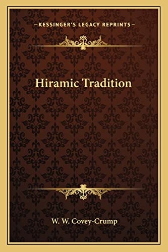 Hiramic Tradition