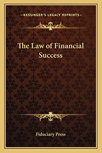 The Law of Financial Success