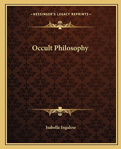 Occult Philosophy