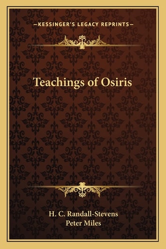 Teachings of Osiris