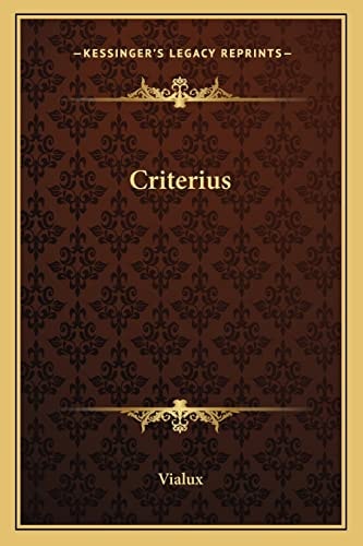 Criterius