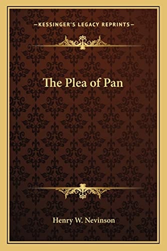 The Plea of Pan