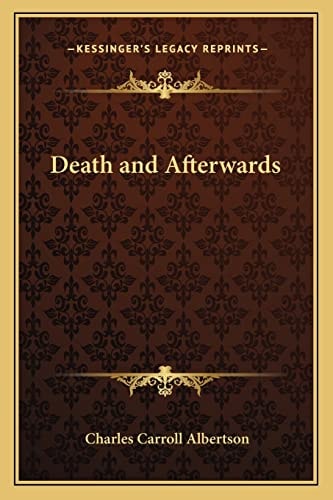 Death and Afterwards
