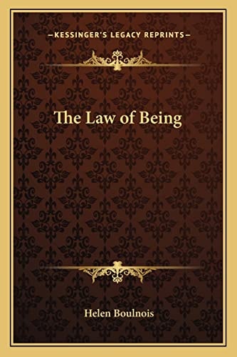 The Law of Being